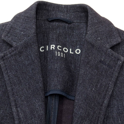 [Used] CIRCOLO 1901 Cotton Stretch 2B Casual Jacket Navy [Size 46] [NVY] [A/W] [Condition Rank B] ​​[Men&