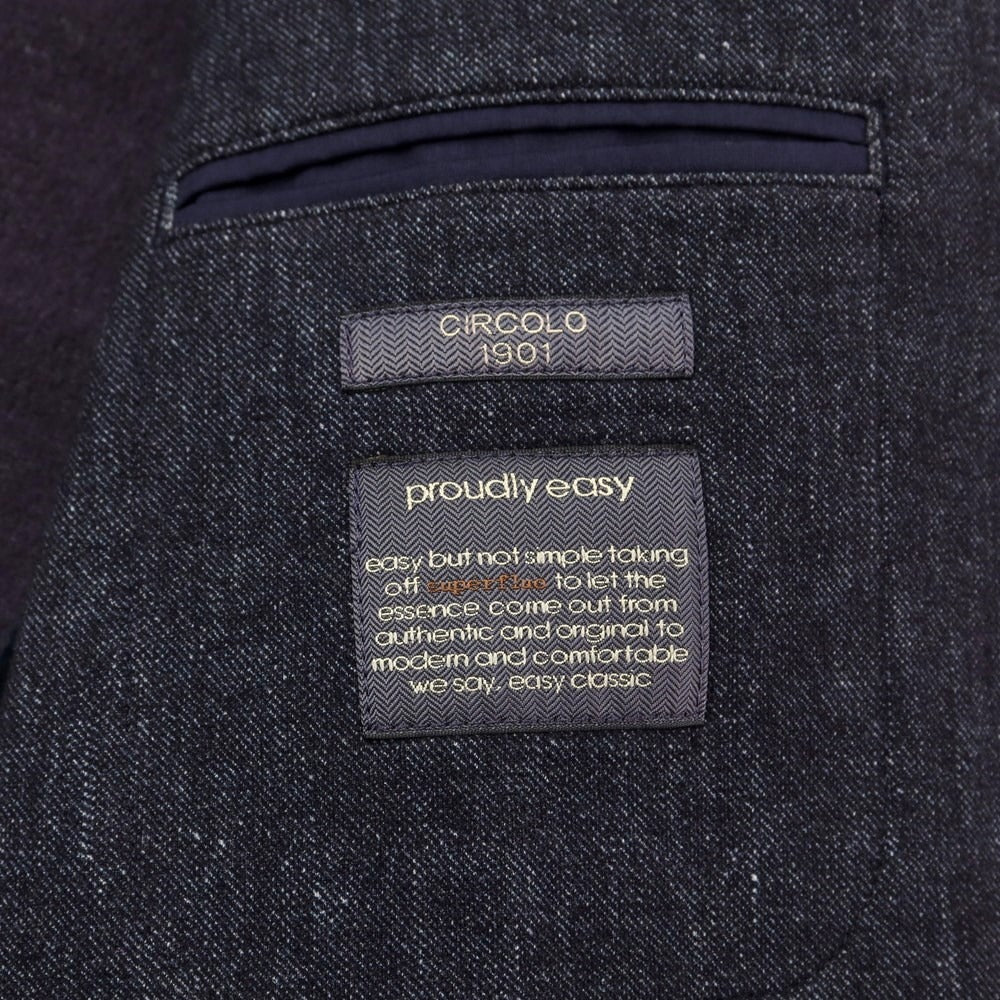 [Used] CIRCOLO 1901 Cotton Stretch 2B Casual Jacket Navy [Size 46] [NVY] [A/W] [Condition Rank B] ​​[Men&