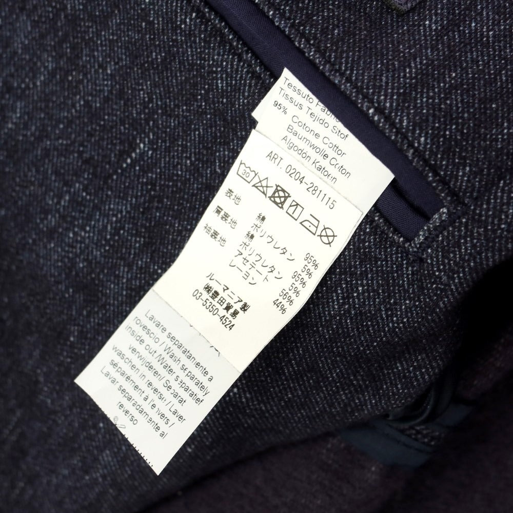 [Used] CIRCOLO 1901 Cotton Stretch 2B Casual Jacket Navy [Size 46] [NVY] [A/W] [Condition Rank B] ​​[Men&