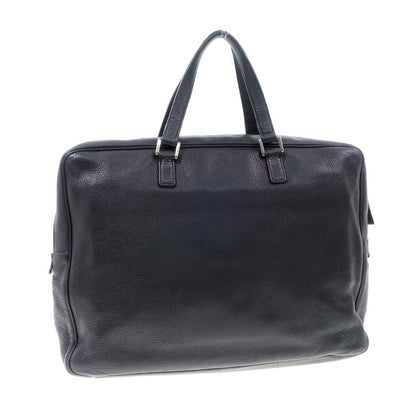 [Used] PRADA Full Leather Briefcase Black [Condition Rank C] [Men&