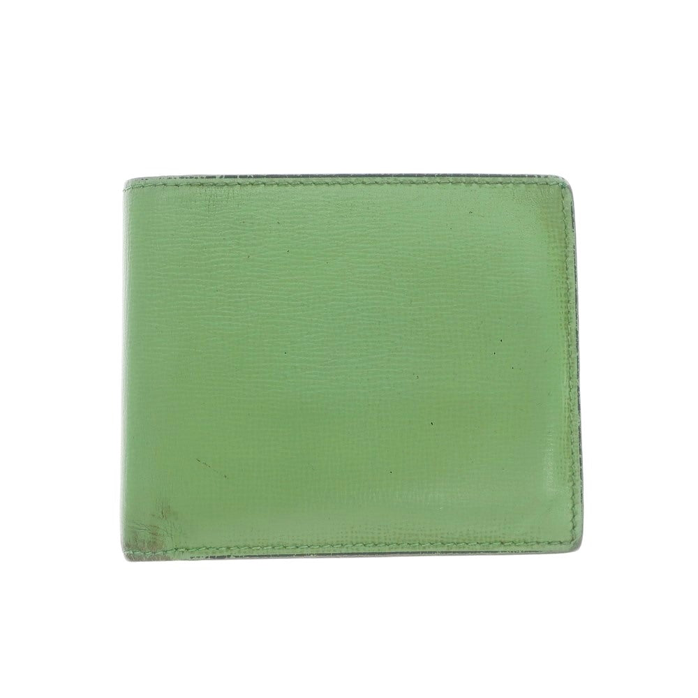 [Used] Valextra VL Leather Bi-fold Wallet Light Green [GRN] [S/S/A/W] [Condition Rank D] [Unisex] [768892]
 [EPD]