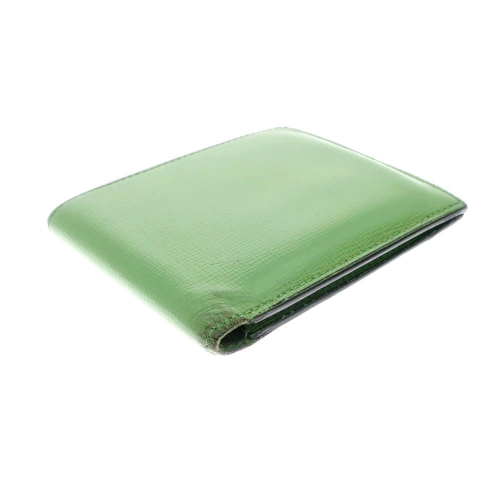 [Used] Valextra VL Leather Bi-fold Wallet Light Green [GRN] [S/S/A/W] [Condition Rank D] [Unisex] [768892]
 [EPD]