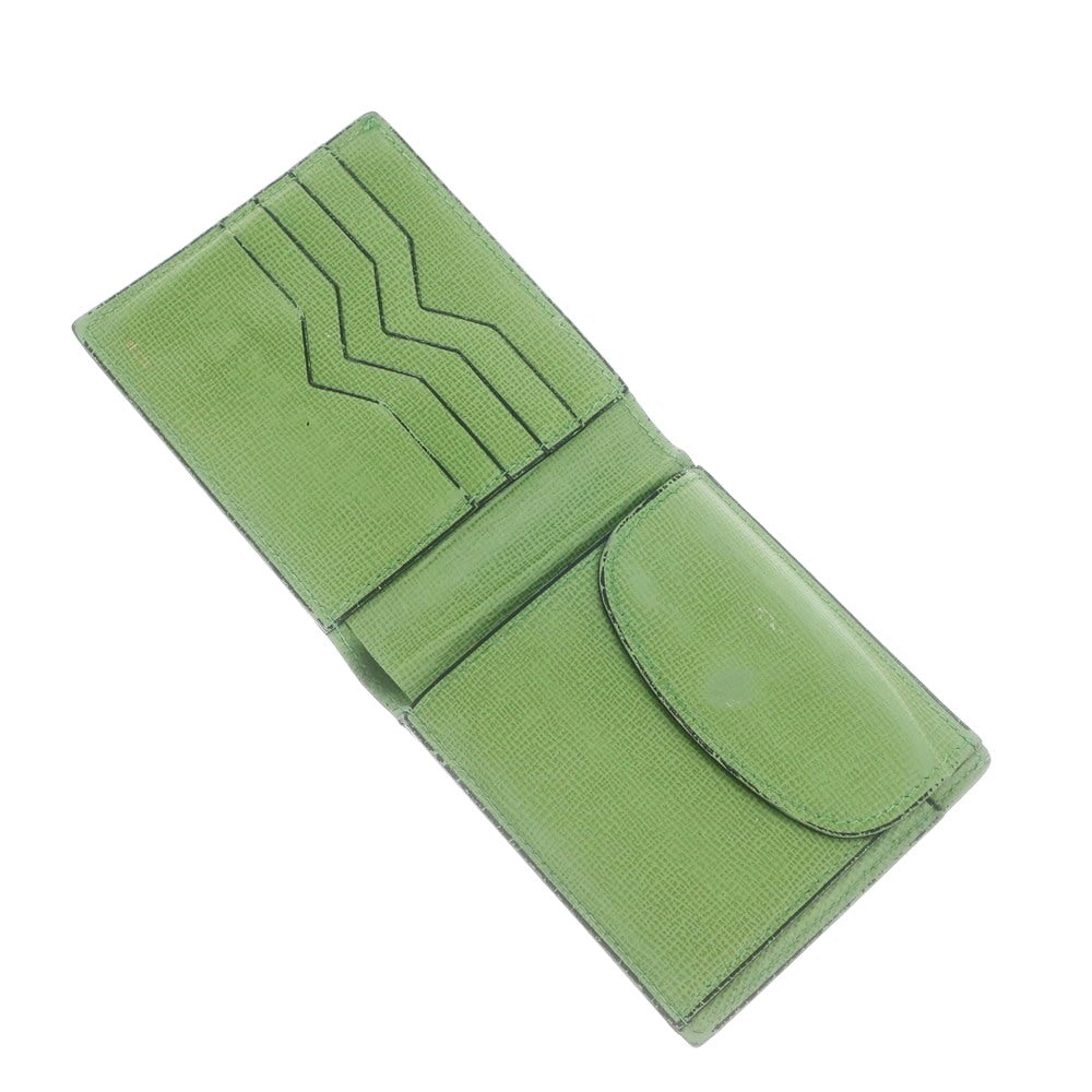 [Used] Valextra VL Leather Bi-fold Wallet Light Green [GRN] [S/S/A/W] [Condition Rank D] [Unisex] [768892]
 [EPD]