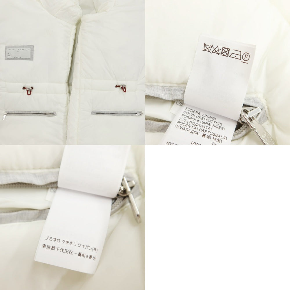 [Used] Brunello Cucinelli Cotton Nylon Padded Zip-up Blouson Beige [Size XS] [BEI] [A/W] [Condition Rank C] [Men&