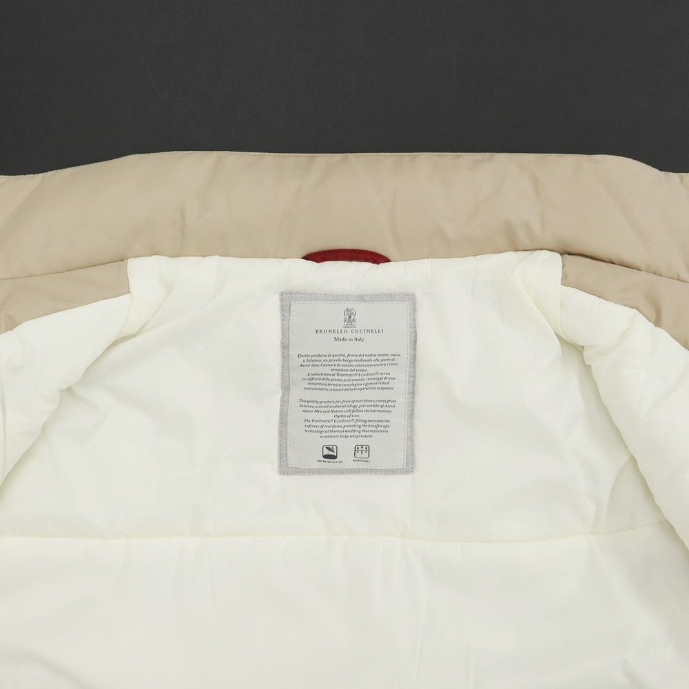 [Used] Brunello Cucinelli Cotton Nylon Padded Zip-up Blouson Beige [Size XS] [BEI] [A/W] [Condition Rank C] [Men&