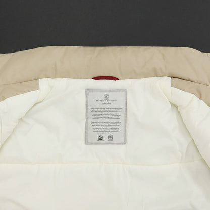 [Used] Brunello Cucinelli Cotton Nylon Padded Zip-up Blouson Beige [Size XS] [BEI] [A/W] [Condition Rank C] [Men&