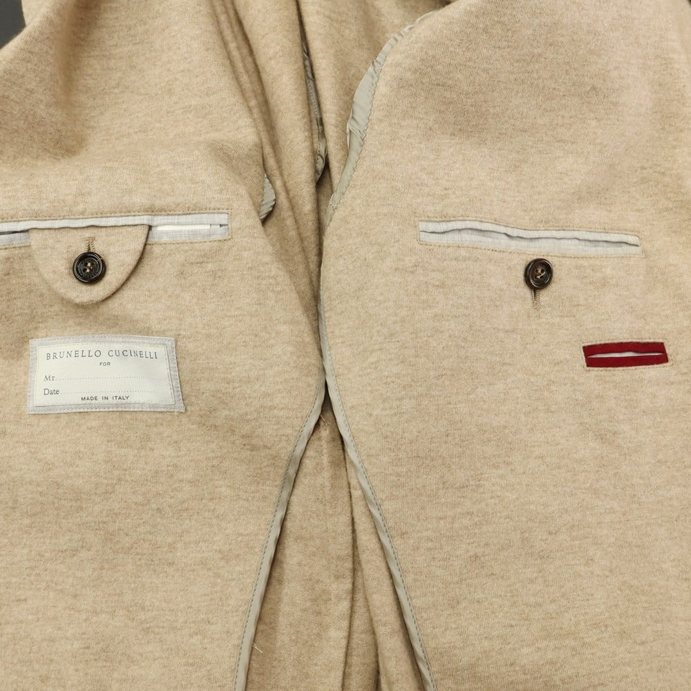[Used] Brunello Cucinelli Cashmere 3B Casual Jacket Beige [Size 48] [BEI] [A/W] [Condition Rank D] [Men&