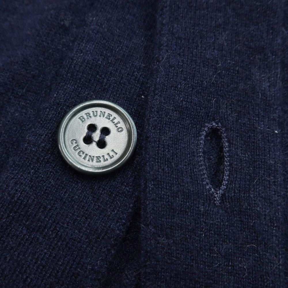 [Used] Brunello Cucinelli Cashmere Knit Vest Navy [Size 48] [NVY] [A/W] [Condition Rank B] ​​[Men&