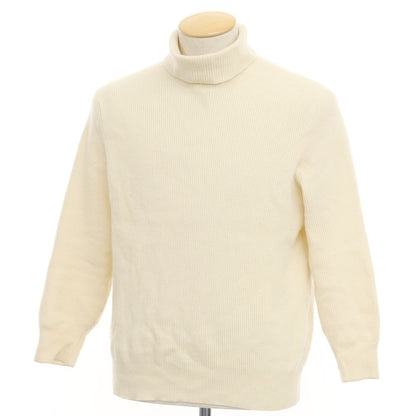[Used] Brunello Cucinelli Cashmere Turtleneck Pullover Knit Cream [Size S] [BEI] [A/W] [Condition Rank C] [Men&