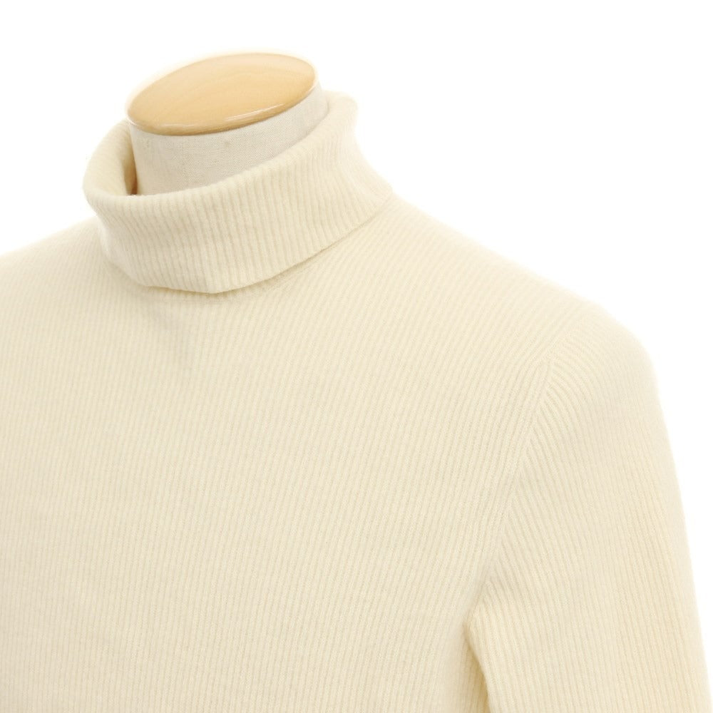【中古】ブルネロクチネリ Brunello Cucinelli カシミヤ タートルネック プルオーバーニット クリーム【サイズS】【BEI】【A/W】【状態ランクC】【メンズ】【768886】