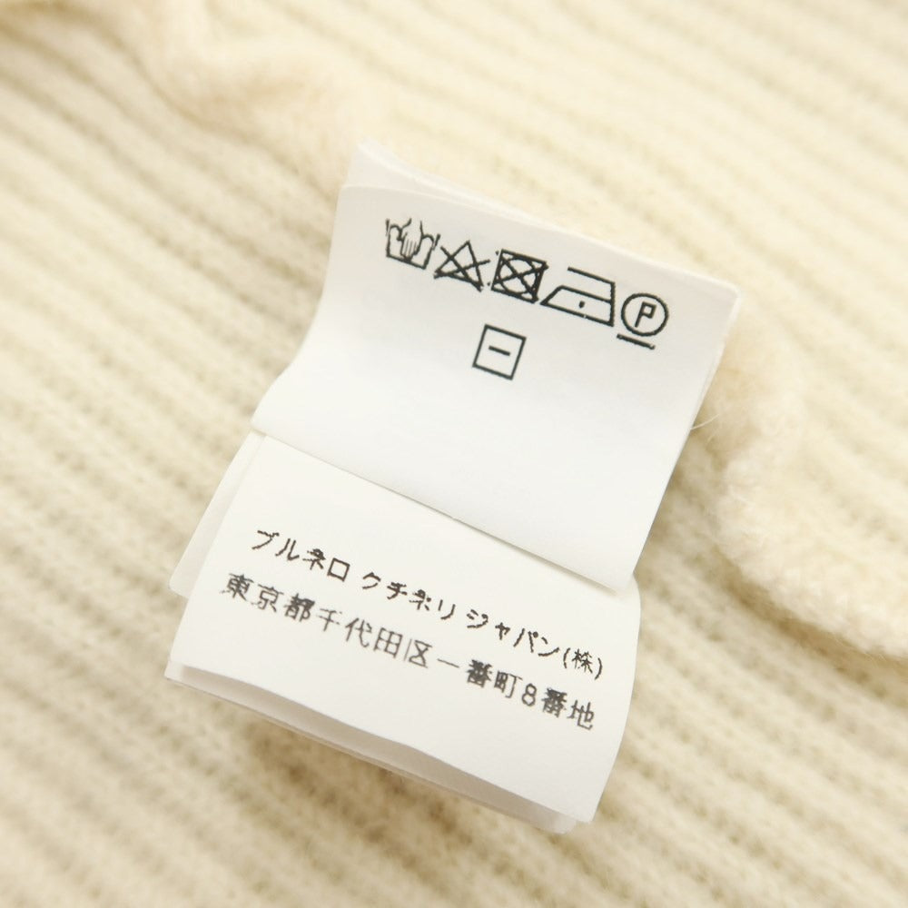 [Used] Brunello Cucinelli Cashmere Turtleneck Pullover Knit Cream [Size S] [BEI] [A/W] [Condition Rank C] [Men&
