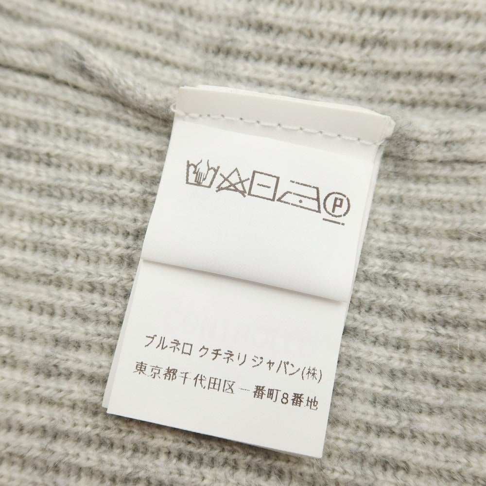 [Used] Brunello Cucinelli Cashmere Crew Neck Pullover Knit Light Gray [Size 48] [GRY] [A/W] [Condition Rank C] [Men&