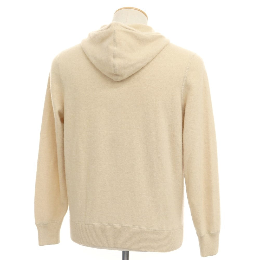 【中古】ブルネロクチネリ Brunello Cucinelli カシミヤ ニット ジップアップ パーカー ライトベージュ【サイズ46】【BEI】【A/W】【状態ランクC】【メンズ】【768886】