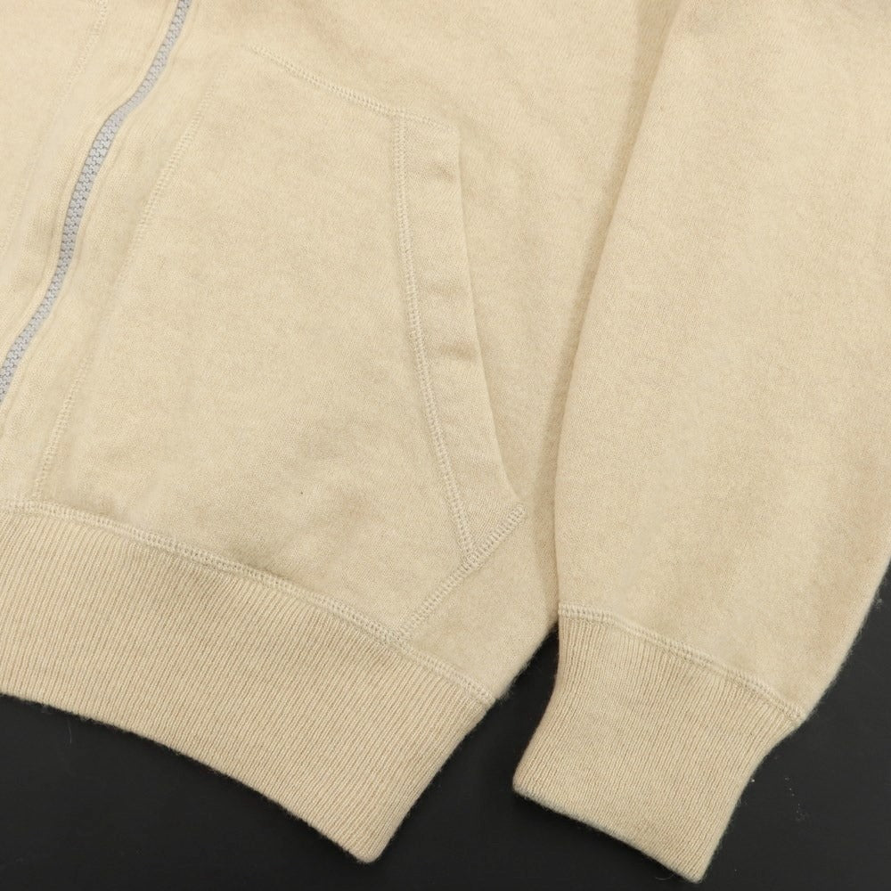 [Used] Brunello Cucinelli Cashmere knit zip-up hoodie, light beige [Size 46] [BEI] [A/W] [Condition Rank C] [Men&