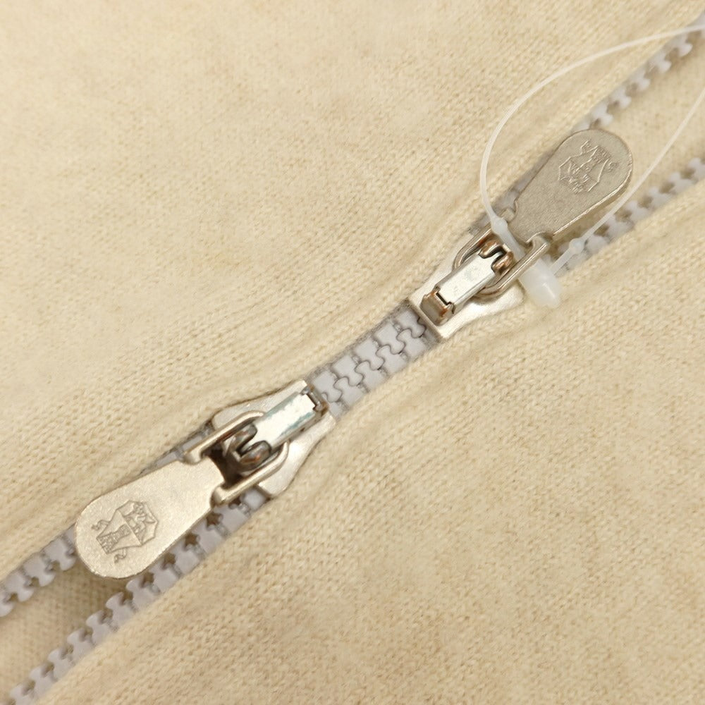 [Used] Brunello Cucinelli Cashmere knit zip-up hoodie, light beige [Size 46] [BEI] [A/W] [Condition Rank C] [Men&