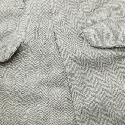 [Used] Brunello Cucinelli Herringbone Cotton Cargo Pants Gray x White [Size 46] [GRY] [A/W] [Condition Rank D] [Men&