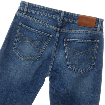 [Used] Brunello Cucinelli processed denim pants jeans navy blue [size 46] [NVY] [S/S/A/W] [Condition rank C] [Men&