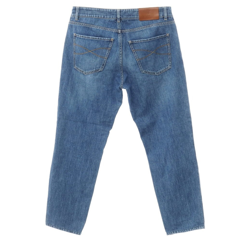 [Used] Brunello Cucinelli processed denim pants jeans blue [size 46] [BLU] [S/S/A/W] [Condition rank C] [Men&