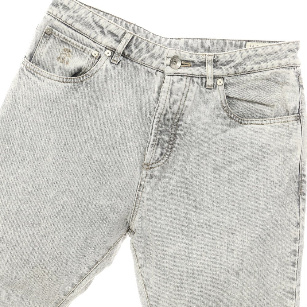 [Used] Brunello Cucinelli processed denim pants, jeans, light gray [Size 46] [GRY] [S/S/A/W] [Condition Rank B] ​​[Men&