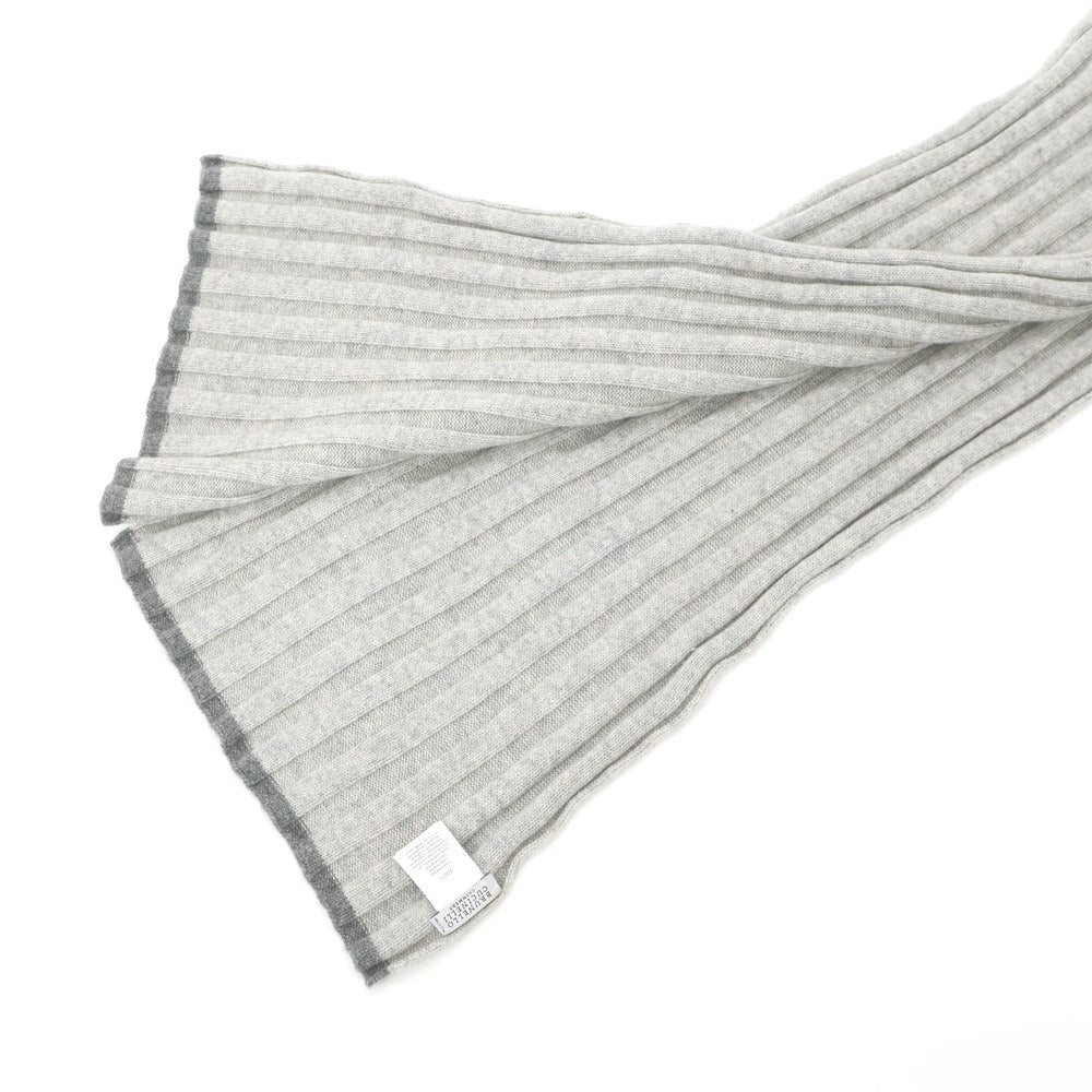 [Used] Brunello Cucinelli Cashmere Knit Scarf Grey [GRY] [A/W] [Condition Rank C] [Men&