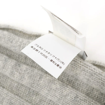 [Used] Brunello Cucinelli Cashmere Knit Scarf Grey [GRY] [A/W] [Condition Rank C] [Men&
