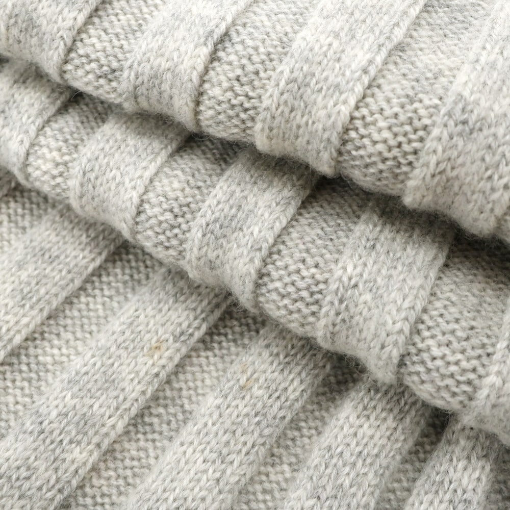 [Used] Brunello Cucinelli Cashmere Knit Scarf Grey [GRY] [A/W] [Condition Rank C] [Men&