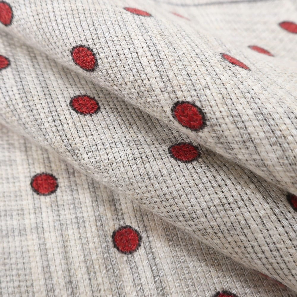 [Used] Brunello Cucinelli Linen Cotton Pocket Square Beige x Gray [BEI] [S/S] [Condition Rank B] ​​[Men&