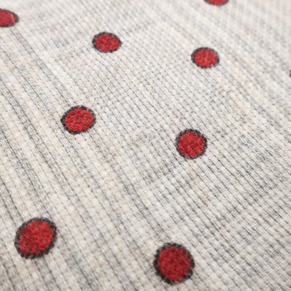 [Used] Brunello Cucinelli Linen Cotton Pocket Square Beige x Gray [BEI] [S/S] [Condition Rank B] ​​[Men&