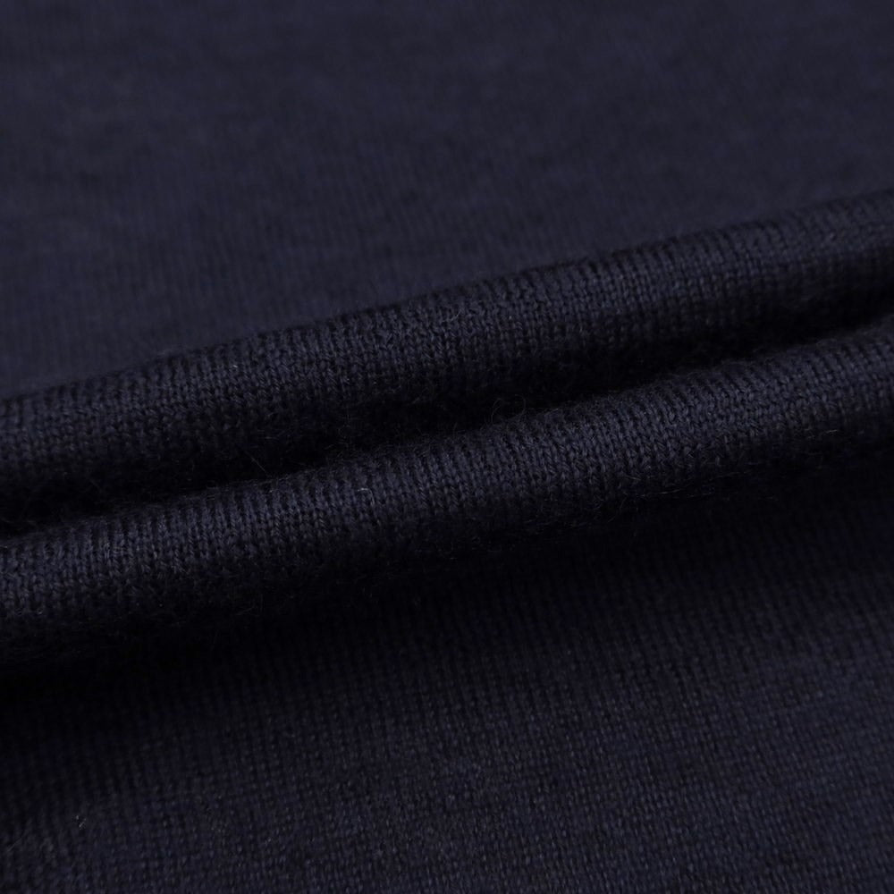 [Used] FEDELI Cashmere Cotton Crew Neck Pullover Knit Dark Navy [Size 52] [NVY] [A/W] [Condition Rank B] ​​[Men&