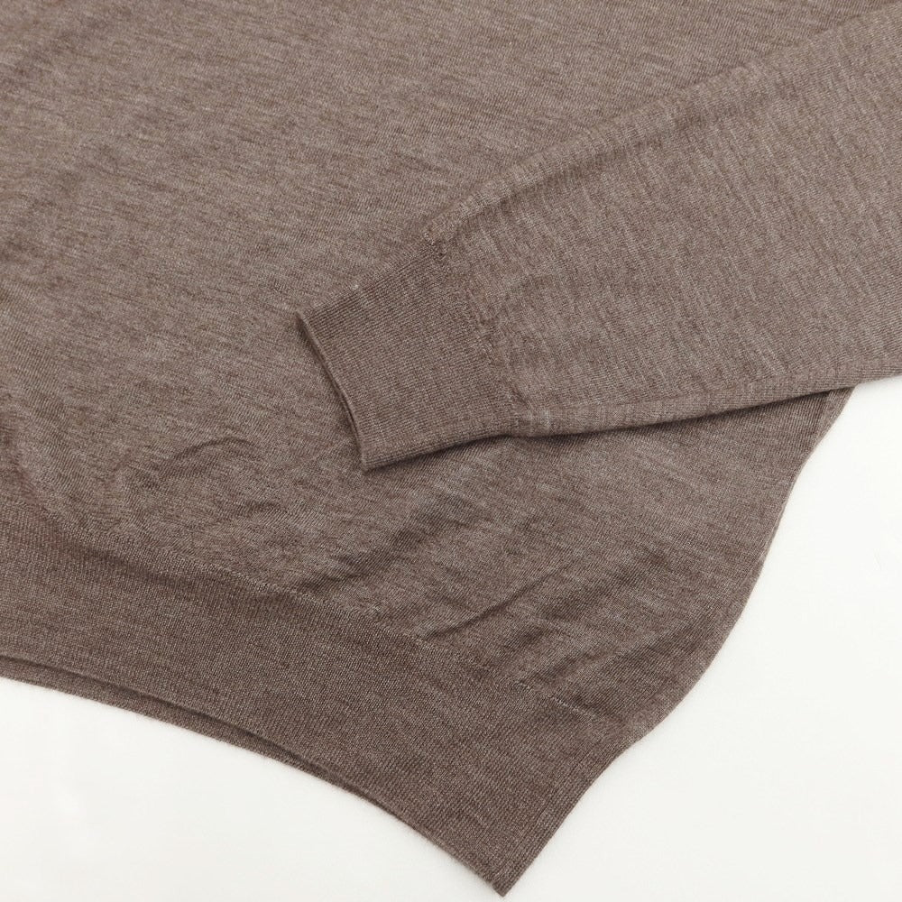 [Used] FEDELI Cashmere Cotton Crew Neck Pullover Knit Brown [Size 52] [BRW] [A/W] [Condition Rank B] ​​[Men&