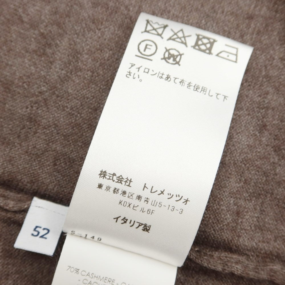 [Used] FEDELI Cashmere Cotton Crew Neck Pullover Knit Brown [Size 52] [BRW] [A/W] [Condition Rank B] ​​[Men&