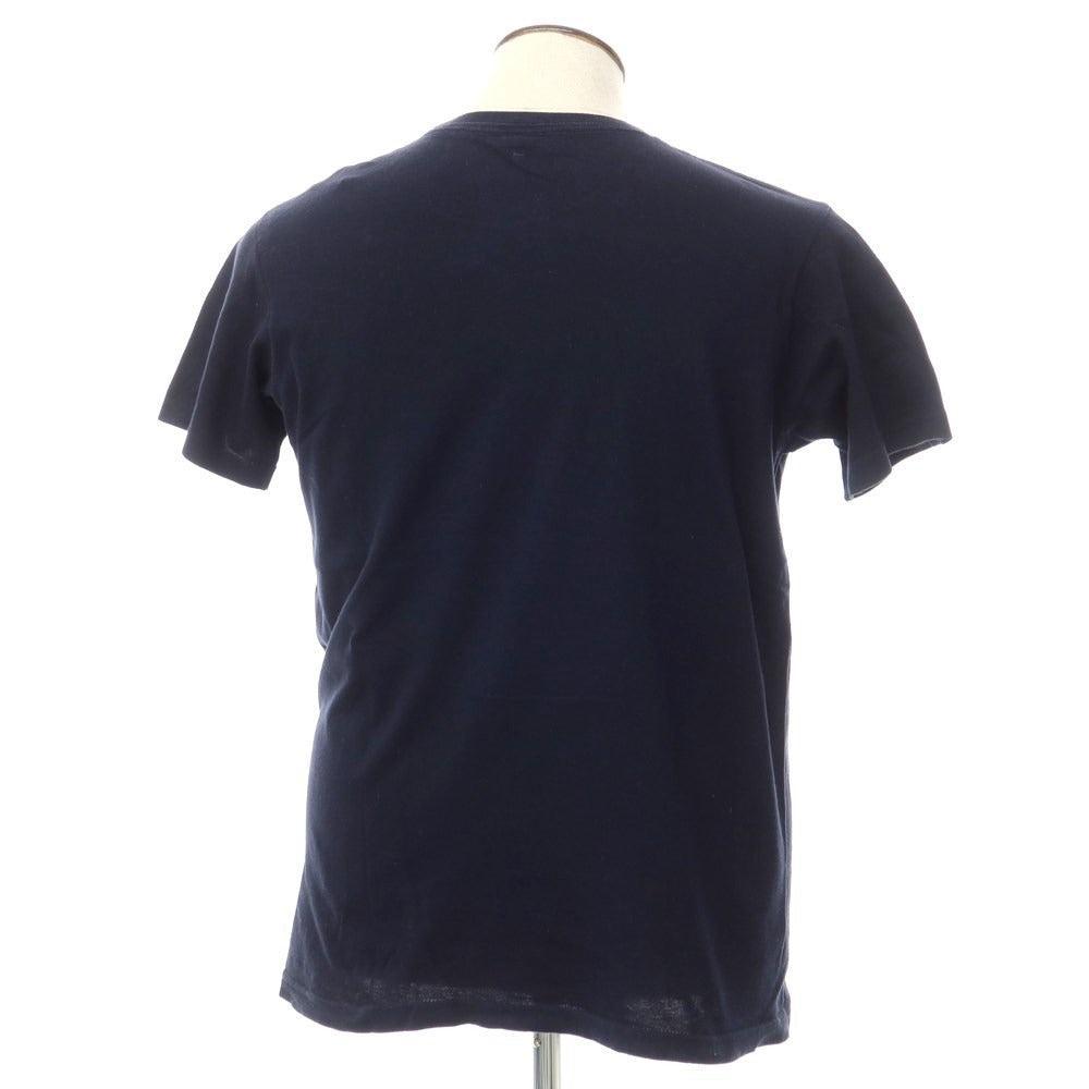 [Used] FilMelange JAMES Cotton Crew Neck Short Sleeve T-Shirt Navy [5] [Condition Rank C] [Men&