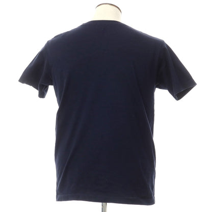 [Used] FilMelange SUNNY Cotton Crew Neck Short Sleeve T-Shirt Navy [5] [Condition Rank C] [Men&