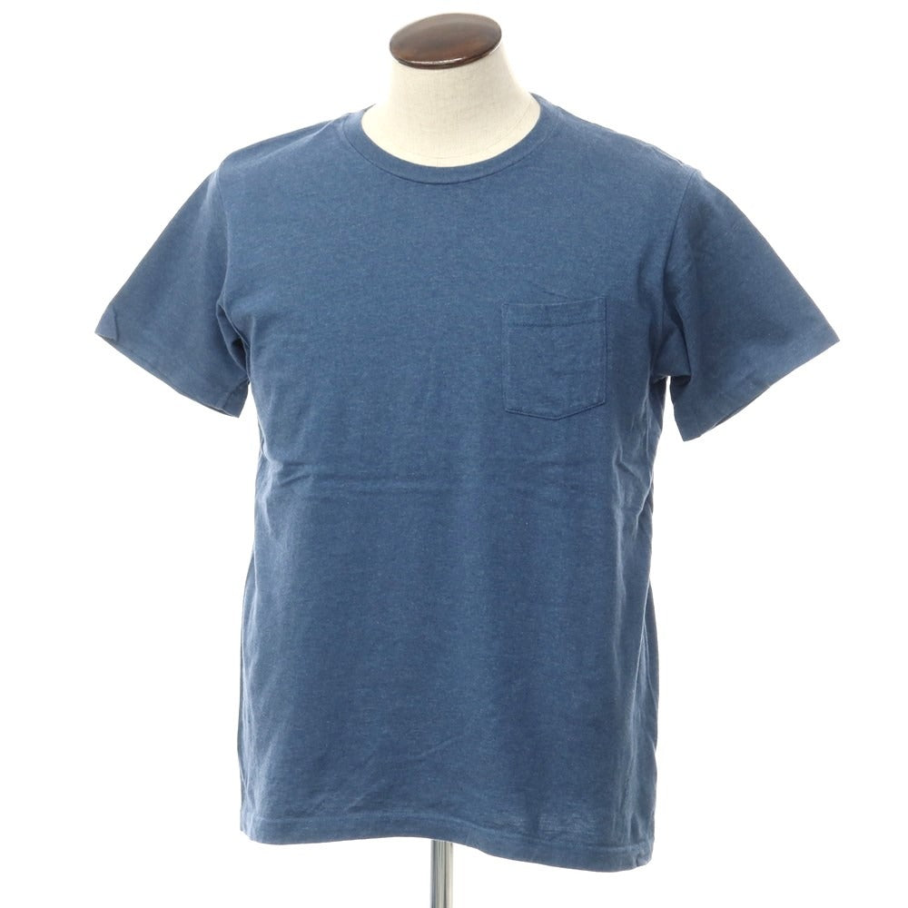 [Used] FilMelange SUNNY Cotton Crew Neck Short Sleeve T-Shirt Blue [5] [Condition Rank C] [Men&