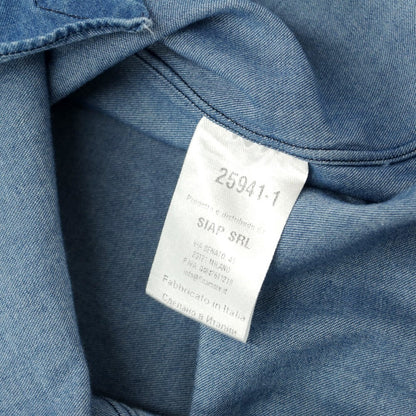 [Used] Finamore Cotton Horizontal Chambray Shirt Blue [Size S] [BLU] [S/S/A/W] [Condition Rank B] ​​[Men&