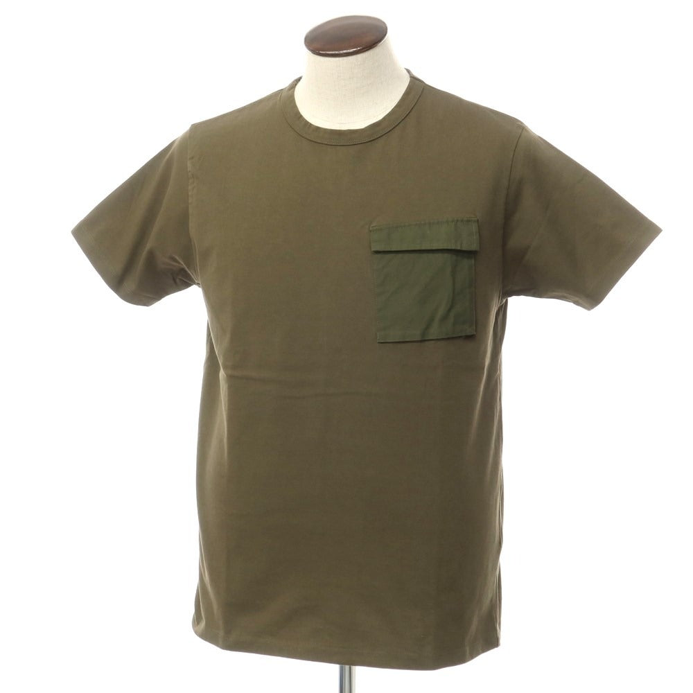 [Used] Jun Hashimoto Cotton Crew Neck Short Sleeve T-Shirt Olive [4] [Condition Rank B] [Men&