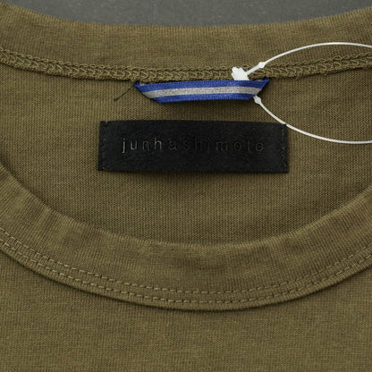 [Used] Jun Hashimoto Cotton Crew Neck Short Sleeve T-Shirt Olive [4] [Condition Rank B] [Men&