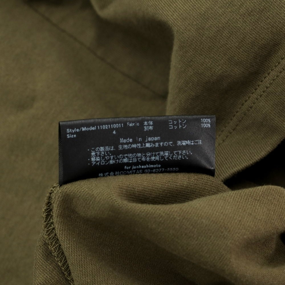 [Used] Jun Hashimoto Cotton Crew Neck Short Sleeve T-Shirt Olive [4] [Condition Rank B] [Men&