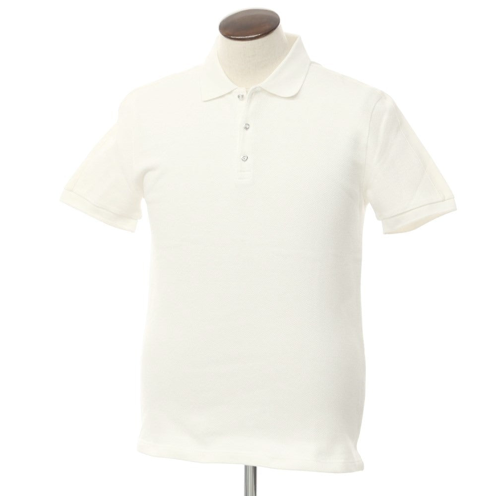 [Used] Jun Hashimoto junhashimoto Cotton Short Sleeve Polo Shirt White [5] [Condition Rank B] [Men&