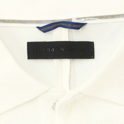 [Used] Jun Hashimoto junhashimoto Cotton Short Sleeve Polo Shirt White [5] [Condition Rank B] [Men&