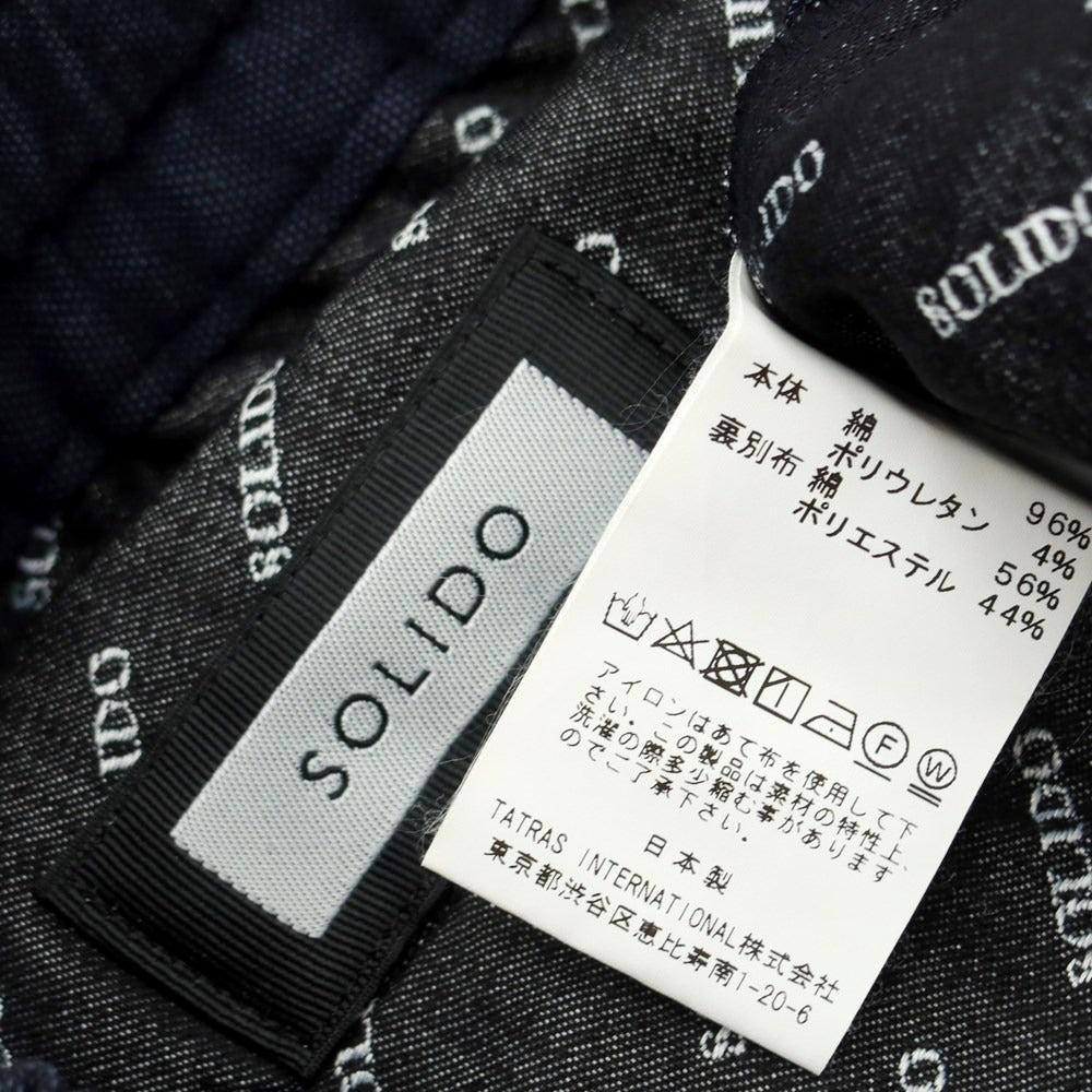 [Used] SOLIDO Stretch Cotton Easy Pants Navy [Size 3] [NVY] [S/S] [Condition Rank B] [Men&