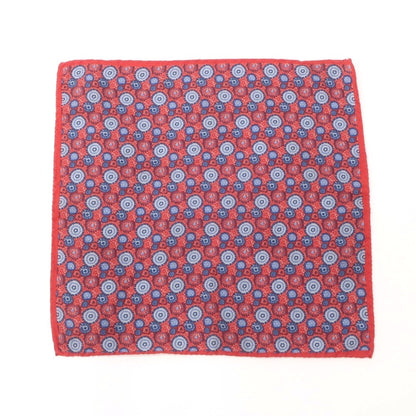 [Used] RODA Wool Silk Pocket Square Red x Blue [RED] [A/W] [Condition Rank B] ​​[Men&