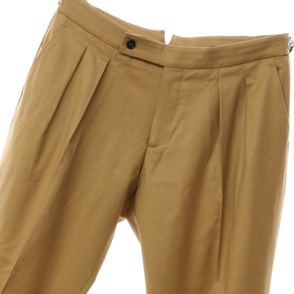 [Used] BERWICH Wool Slacks Pants Light Brown [Size 50] [BRW] [A/W] [Condition Rank B] ​​[Men&