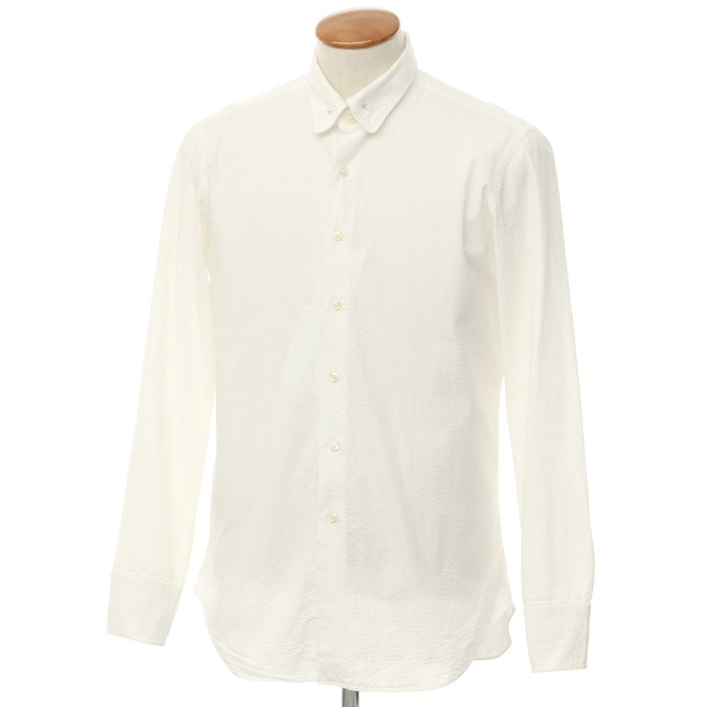 [Used] Maria Santangelo Cotton Pinhole Collar Casual Shirt White [Size 41] [WHT] [S/S/A/W] [Condition Rank C] [Men&