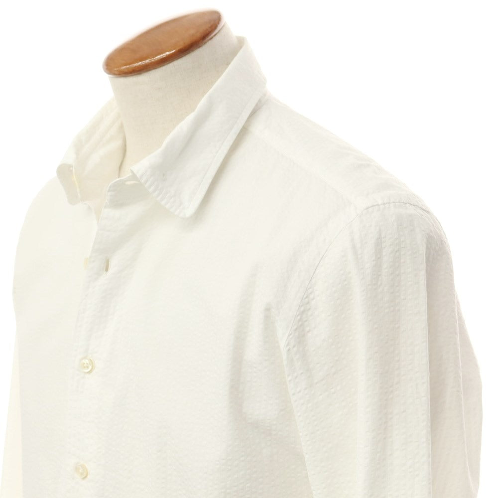 [Used] Maria Santangelo Cotton Pinhole Collar Casual Shirt White [Size 41] [WHT] [S/S/A/W] [Condition Rank C] [Men&