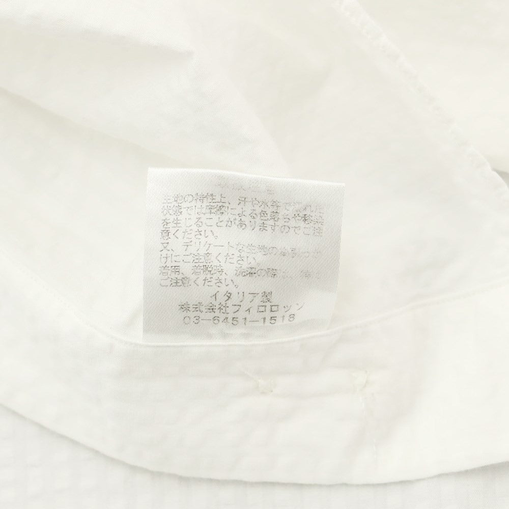 [Used] Maria Santangelo Cotton Pinhole Collar Casual Shirt White [Size 41] [WHT] [S/S/A/W] [Condition Rank C] [Men&