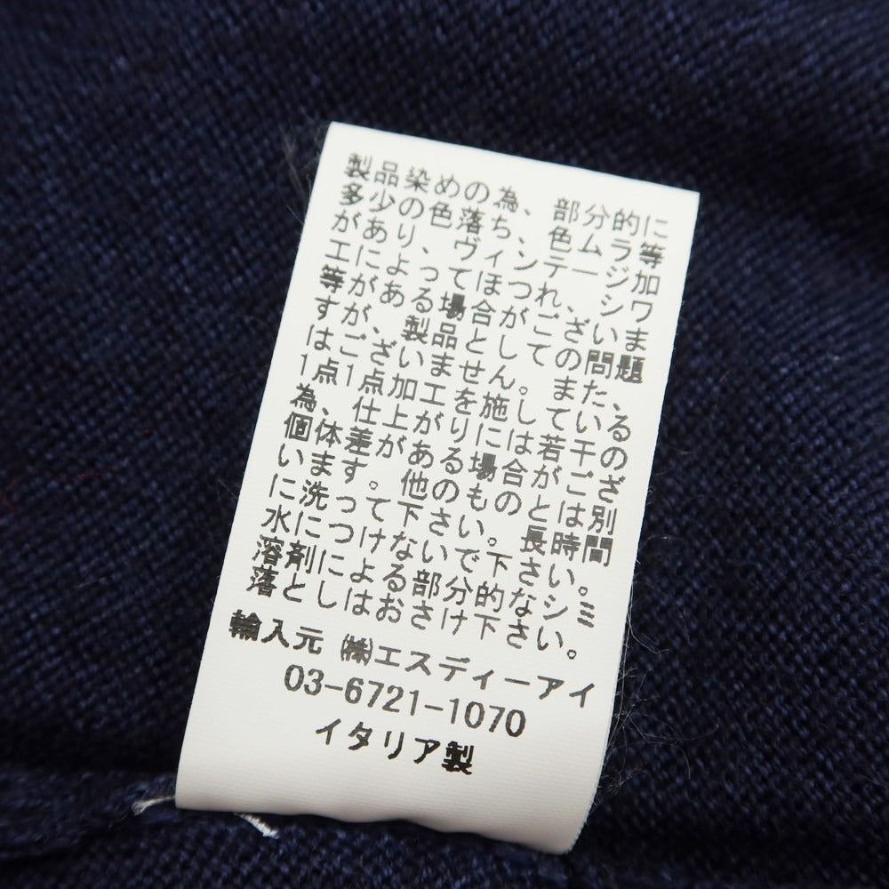 [Used] GRAN SASSO Wool Knit Cardigan Navy [Size 44] [NVY] [A/W] [Condition Rank B] ​​[Men&