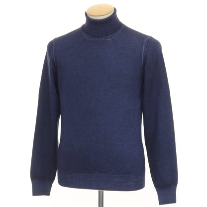 [Used] GRAN SASSO Wool Turtleneck Pullover Knit Navy [Size 44] [NVY] [A/W] [Condition Rank A] [Men&
