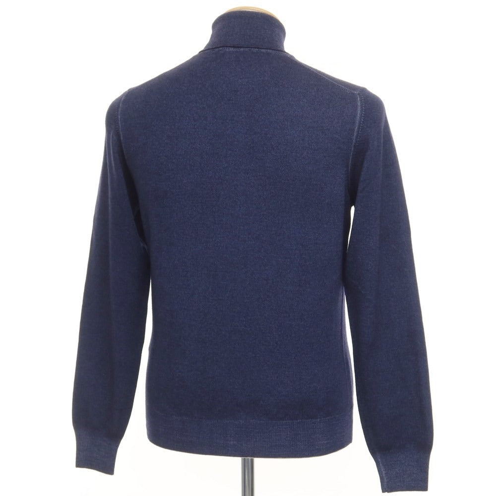 [Used] GRAN SASSO Wool Turtleneck Pullover Knit Navy [Size 44] [NVY] [A/W] [Condition Rank A] [Men&