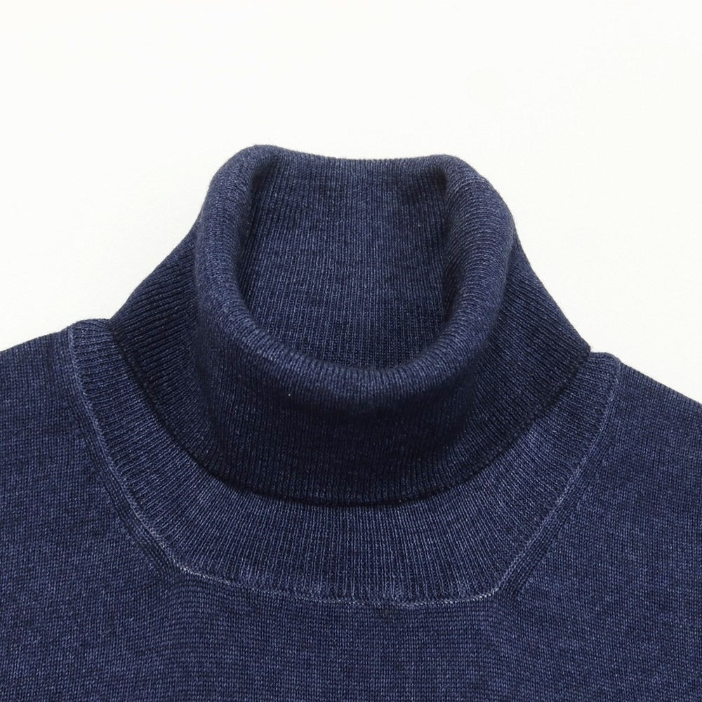 [Used] GRAN SASSO Wool Turtleneck Pullover Knit Navy [Size 44] [NVY] [A/W] [Condition Rank A] [Men&